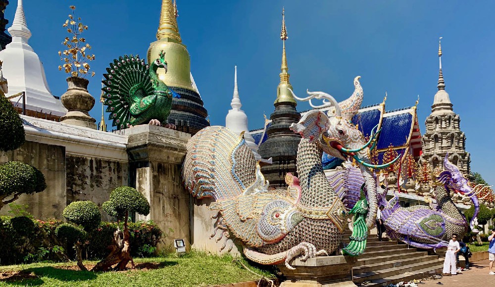 Photo taken in 2019 at Wat Ban Don in Chiang Mai, Thailand