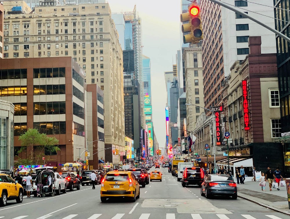 Photographed on Fifth Avenue, New York, USA in 2022