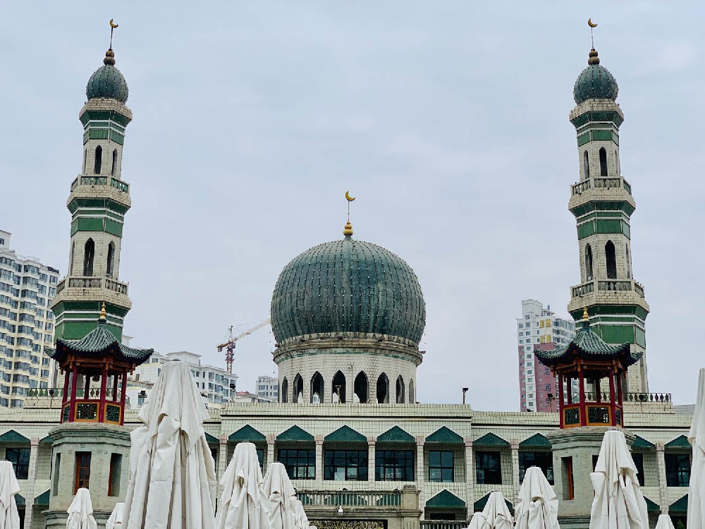 Photo taken at Dongguan Grand Mosque in Xining, Qinghai in 2021